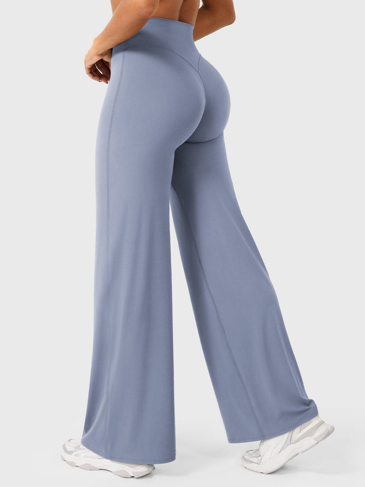 Elegante Sommerhose Franziska, weites Bein, hoher Bund, ein vielseitiges Stück für Damen.