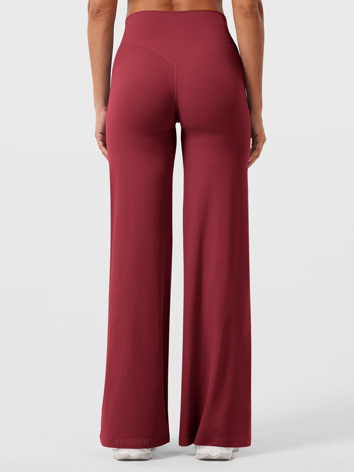 Damenmode Sommerhose Franziska, weites Bein, hoher Bund, vielseitig kombinierbar im Sommer.