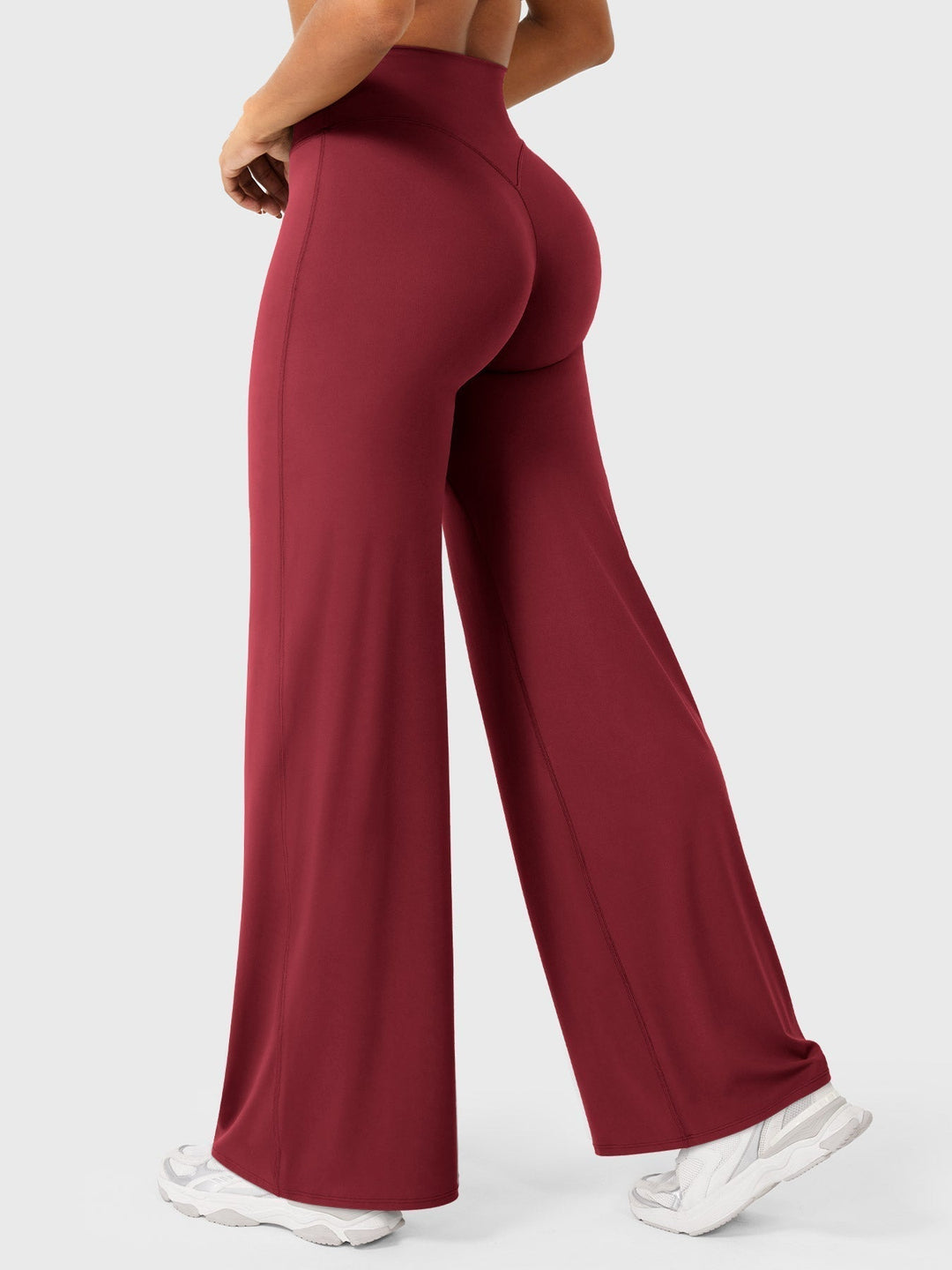 Elegante Freizeithose Franziska, weites Bein, hoher Bund, perfekt für den Sommer-Garderobe.