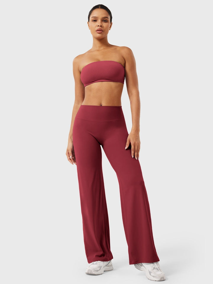 Damen Sommerhose Franziska: Weites Bein, hoher Bund, für einen Hauch von Luxus im Alltag.