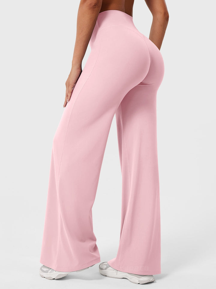 Elegante Sommerhose Franziska, weites Bein, hoher Bund, für einen raffinierten Look im Sommer.