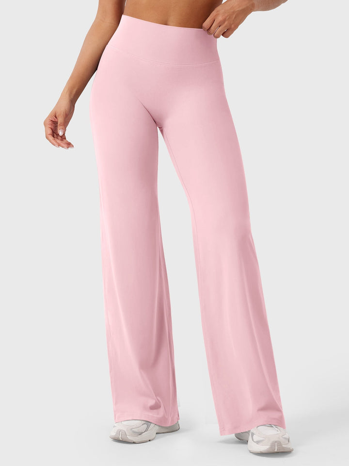 Bequeme Freizeithose Franziska für Damen, weites Bein, hoher Bund, für unzählige Kombis.