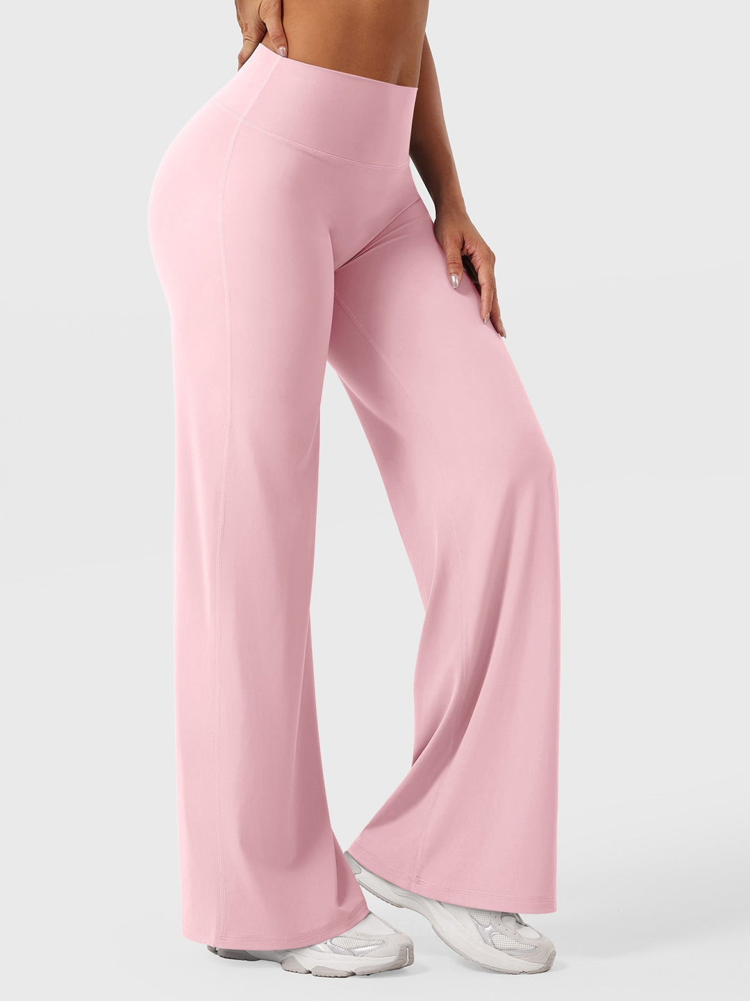Damen Sommerhose Franziska: Weites Bein, hoher Bund, für einen Hauch von Sommerfrische.