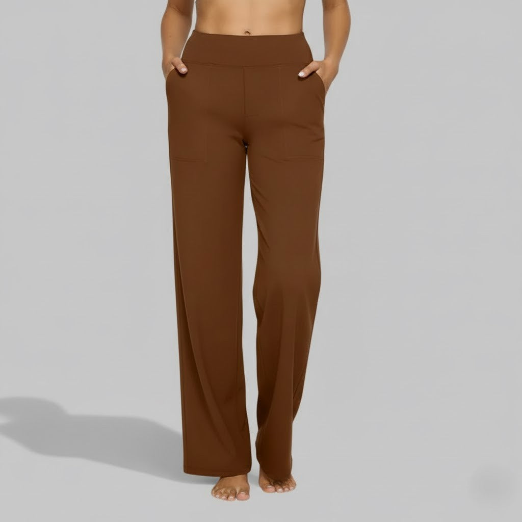 Elegante Damen Weitbeinhose aus Stretch. Modern, vielseitig und ideal für den Alltag.