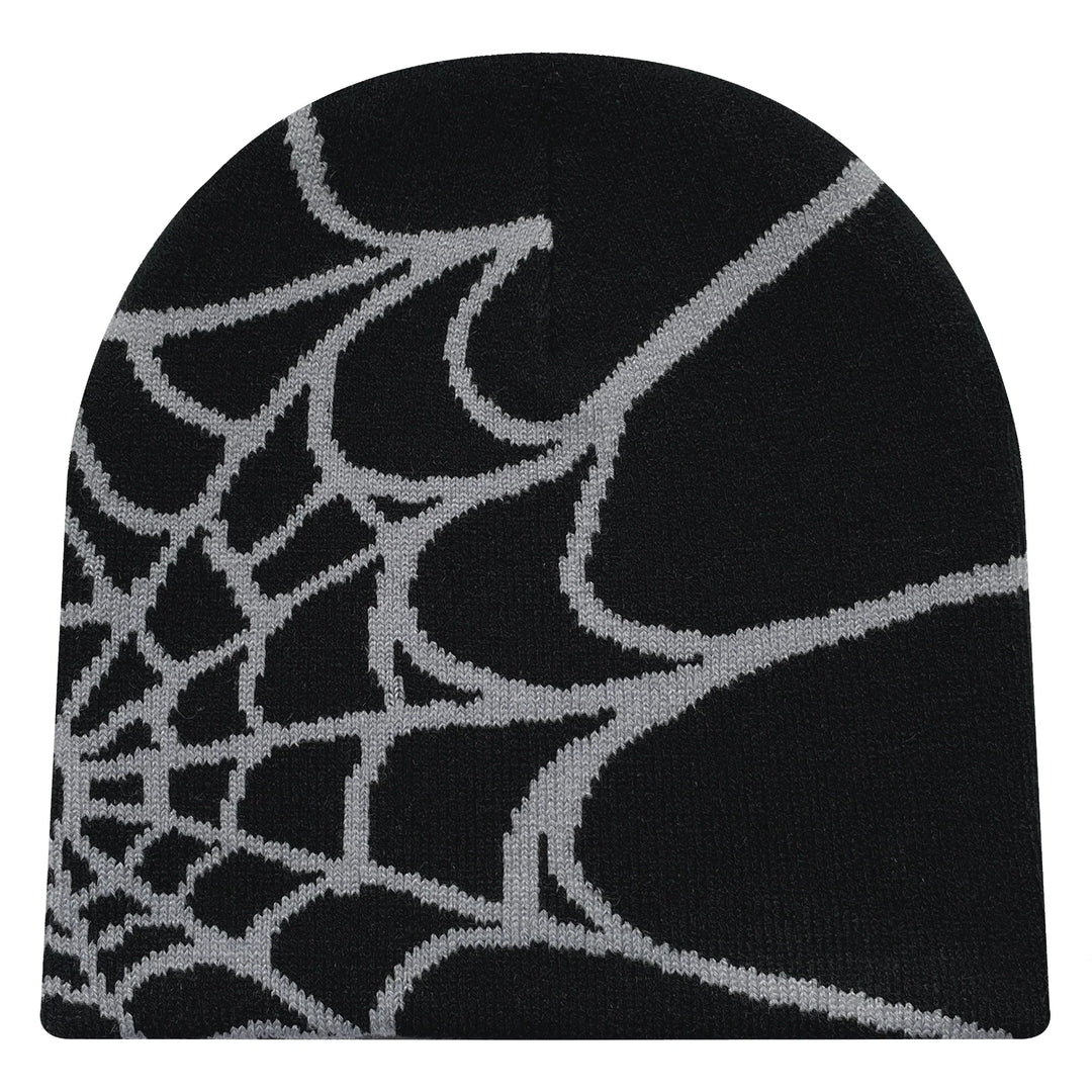 Spinnennetz Strickmütze Unisex für kalte Tage, NOUVEAU RICHE Design