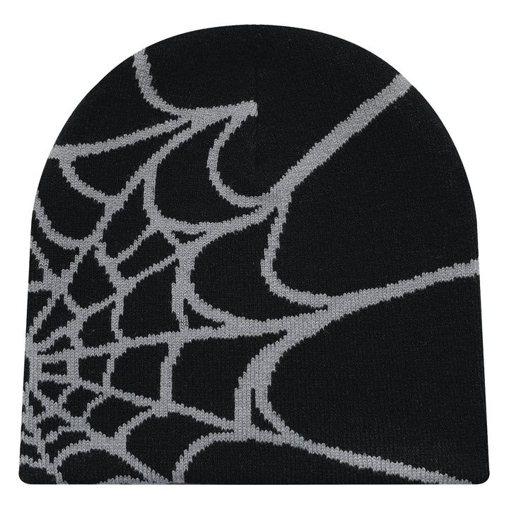 Spinnennetz Strickmütze Unisex für kalte Tage, NOUVEAU RICHE Design