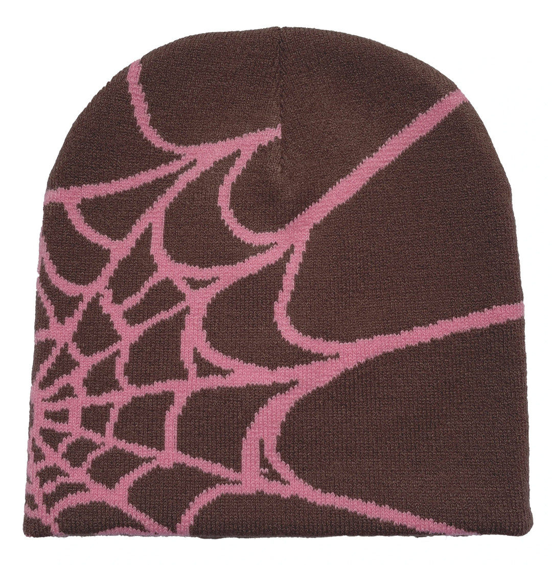 Outdoor Mütze mit Spinnennetz-Motiv, perfekt für Damen und Herren