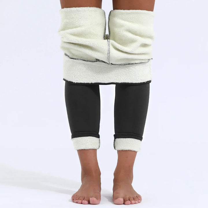 Modische Winterleggings für Damen, hohe Taille, nahtlos und sehr bequem.