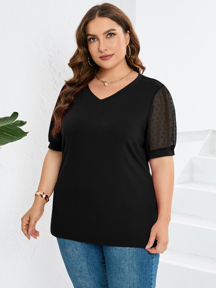 Vielseitiges Damen V-Ausschnitt Top. Elegant & lässig zugleich, ein Must-Have für Frühling/Sommer Mode.