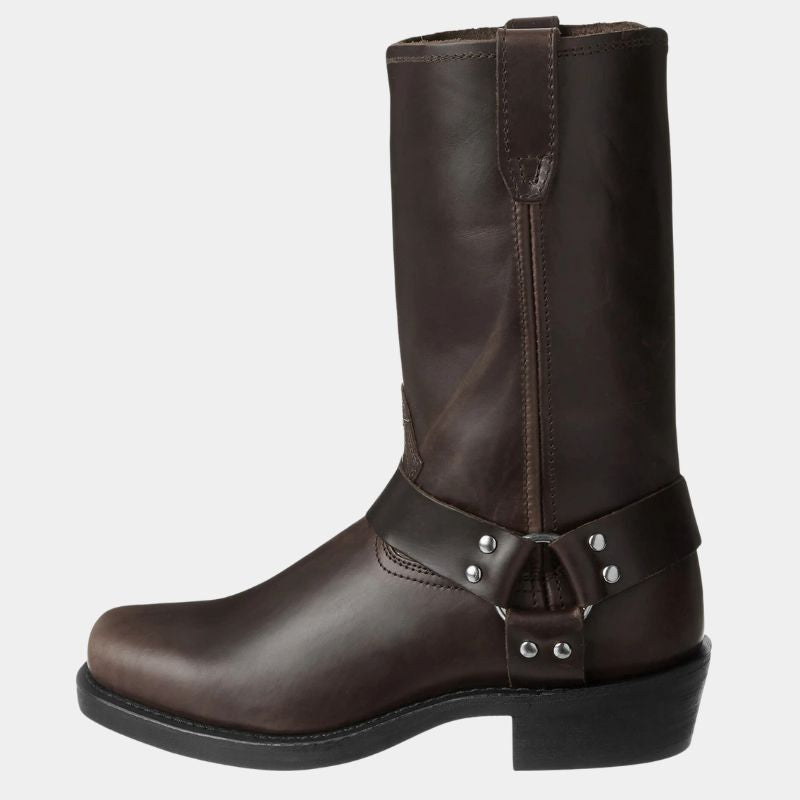 Robuste Damen Vintage Cowboystiefel aus hochwertigem Leder, bieten langlebigen Tragekomfort für einen authentischen Western-Look.