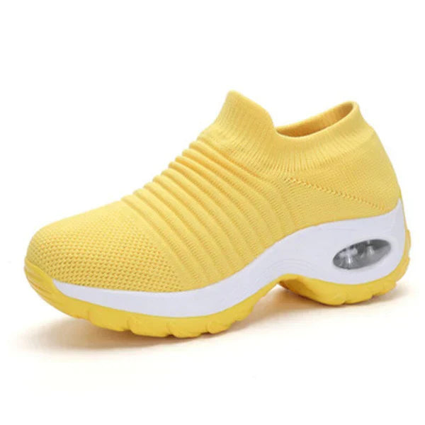 Robuste Damen Walking-Sneaker, ganzjährig tragbare Komfortschuhe mit Fußunterstützung für den Alltag.