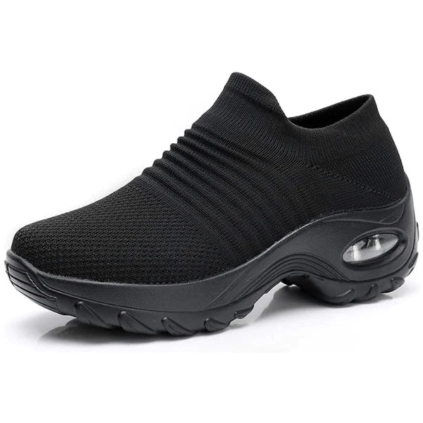 Komfortable Damen Walking-Sneaker mit biomechanischer Fußunterstützung, ideal als Alltagsschuhe.