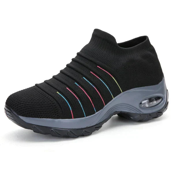 Damen Freizeitschuhe mit ergonomischer Fußunterstützung, bequeme Walking-Sneaker für lange Tage.
