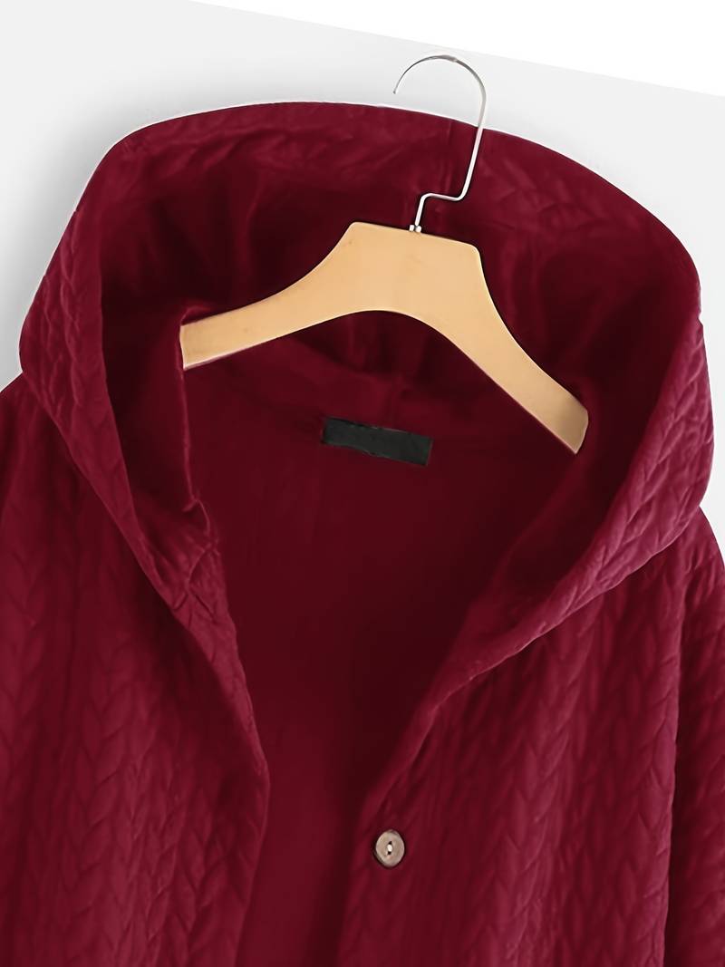 Bequeme Damen-Casual-Jacke mit Knöpfen, ideal für entspannte Freizeit-Looks im Alltag.
