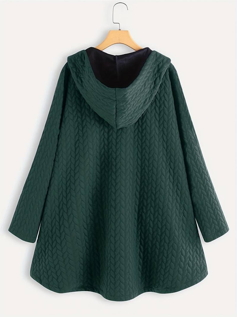 Lässige Damen-Übergangsjacke mit Knöpfen, bequem geschnitten, ideal für Herbsttage.