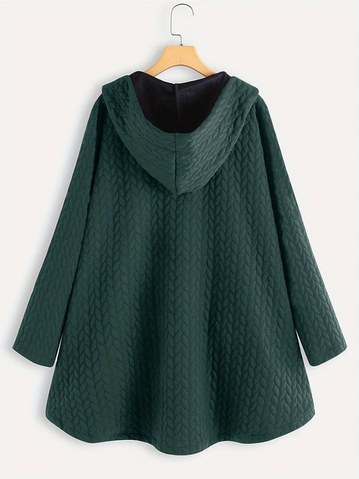 Lässige Damen-Übergangsjacke mit Knöpfen, bequem geschnitten, ideal für Herbsttage.
