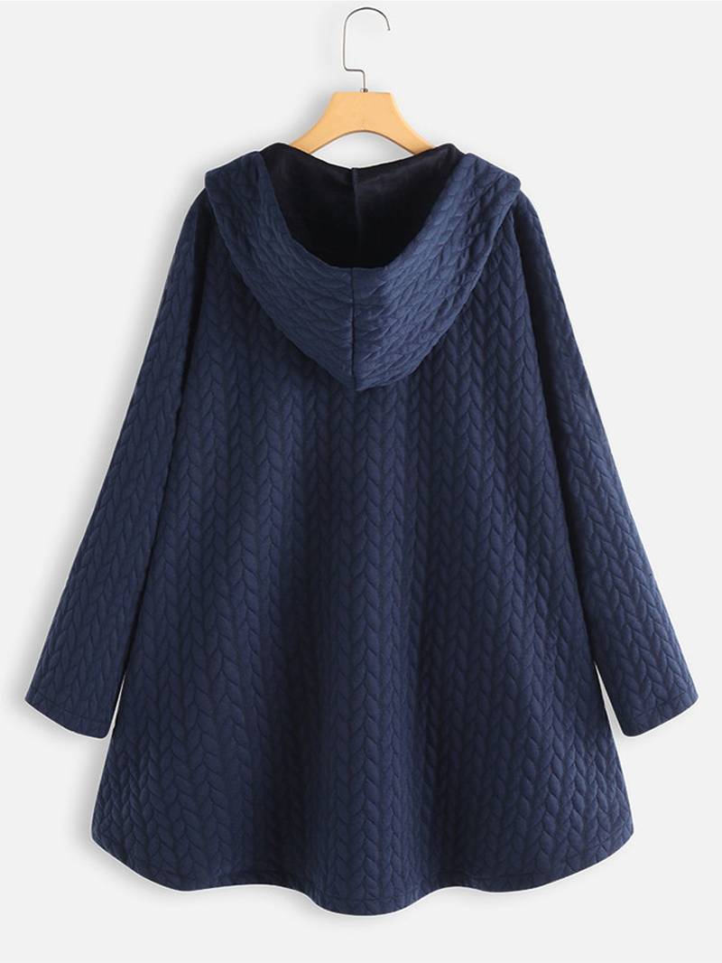 Offene, lässige Damen-Freizeitjacke mit Knöpfen, vielseitige Übergangsjacke für Damen.