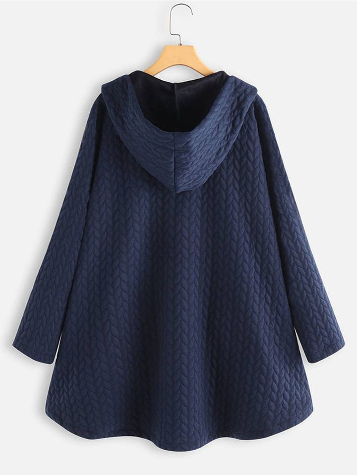 Offene, lässige Damen-Freizeitjacke mit Knöpfen, vielseitige Übergangsjacke für Damen.