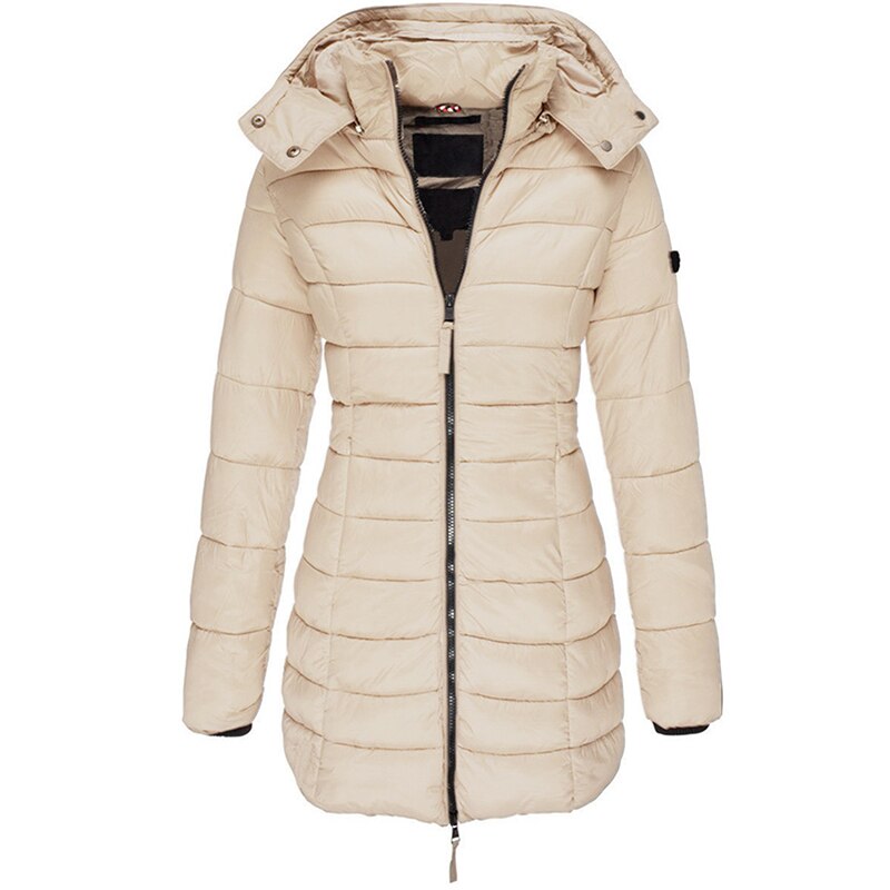 Moderne Damenjacke mit Kapuze, warm & leicht. Optimal für Alltag, Casual Look und stilvolle Frauenmode.