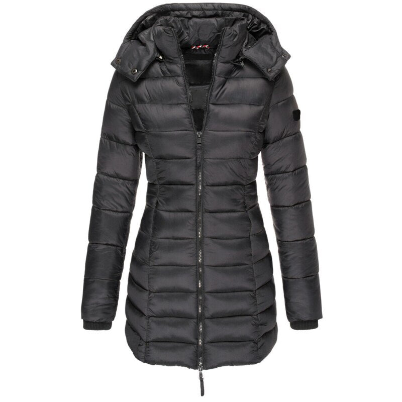 Komfortable & leichte Damen Kapuzenjacke für den Alltag. Warme Übergangsjacke, stylisch und modern.