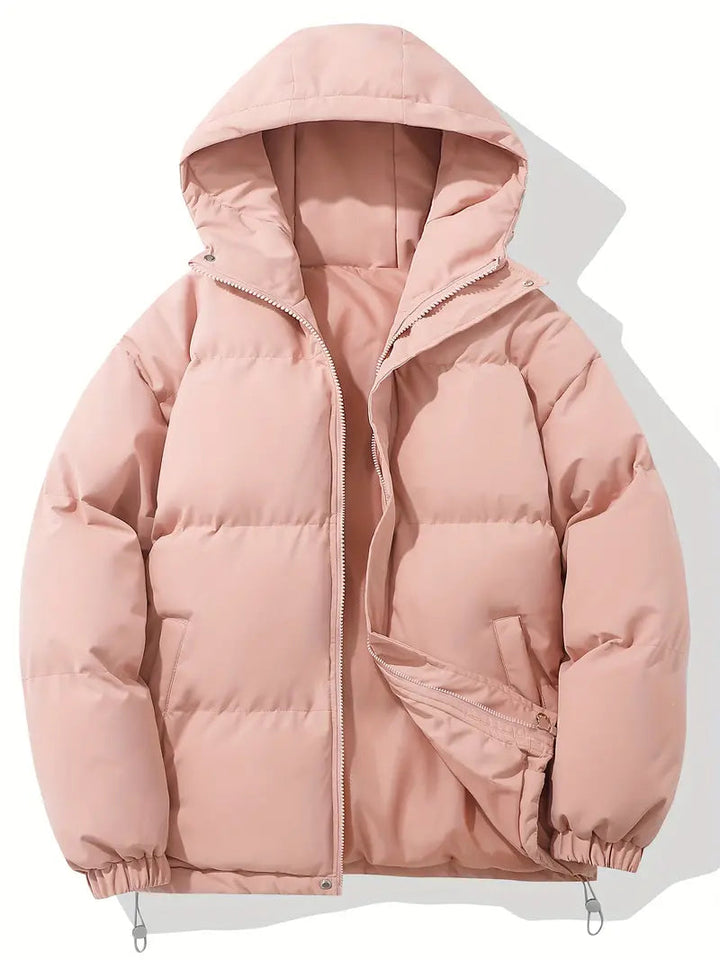Damen Warme Winter Kapuzenjacke, klassisch & bequem, ideal für kalte Wintertage und Freizeit.