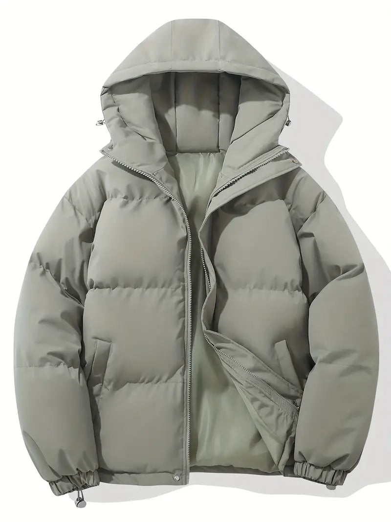 Lässige Damen Kapuzenjacke, warm und bequem, perfekt für entspannte Freizeit-Outfits im Winter.