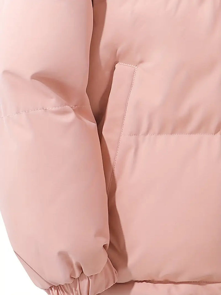 Bequeme Damen Winter Kapuzenjacke, warm & stylisch, ideal für Spaziergänge und Outdoor.