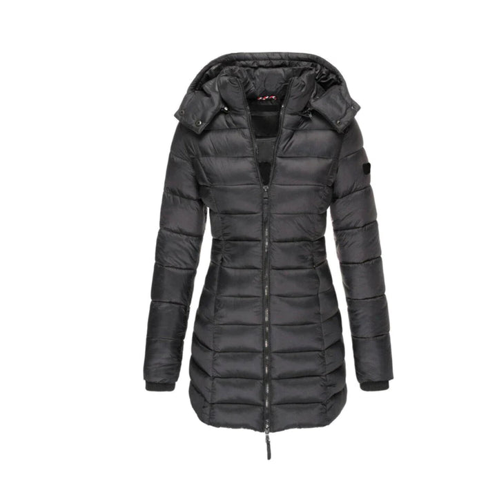 Warme Übergangsjacke für Damen, Pufferjacke, gesteppt & wasserabweisend, ideal für Herbst & Winter.