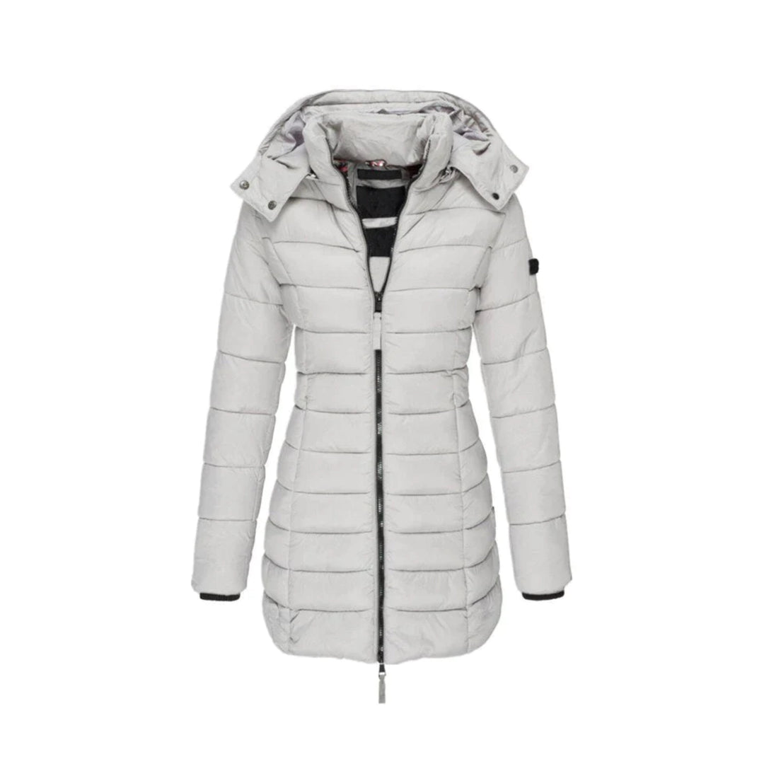Stilvolle & warme Damen Winter-Pufferjacke, gesteppt & wasserabweisend, der ideale Begleiter.