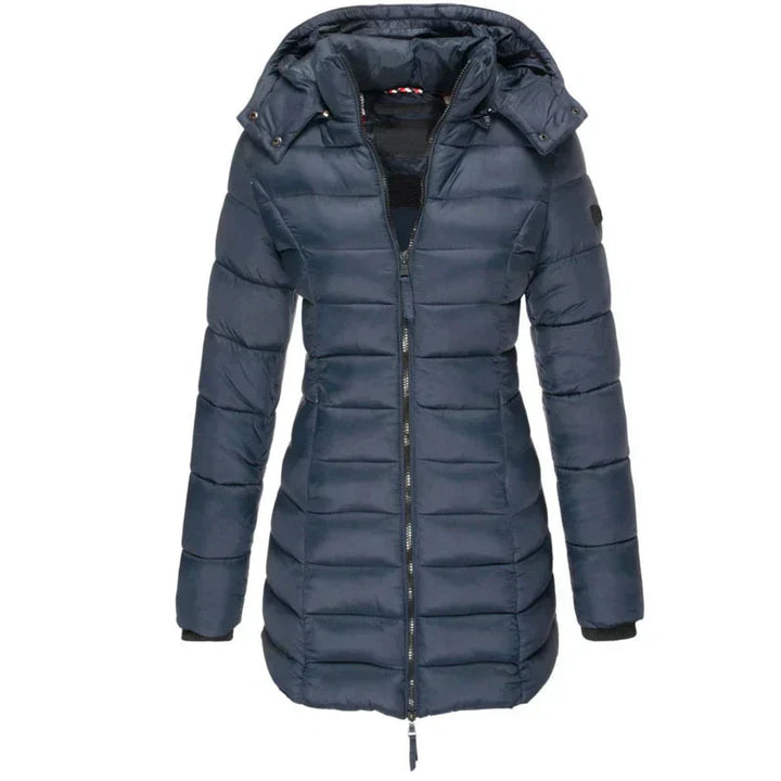Elegante gesteppte Damen Pufferjacke, modern & wasserabweisend, ideal für den urbanen Winterlook.