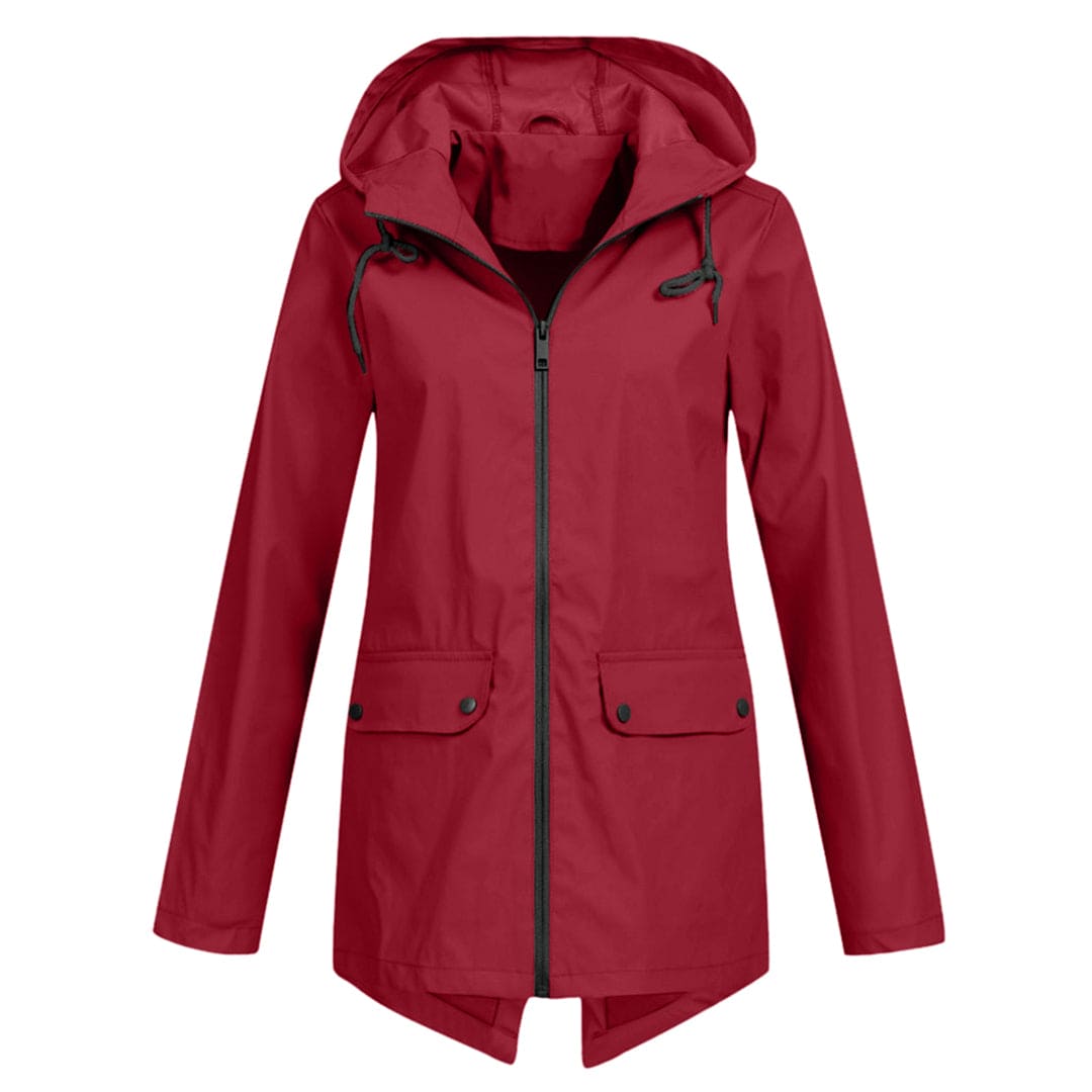 Leichte, stilvolle Damen Kapuzenjacke, wasserdicht für Outdoor-Aktivitäten.