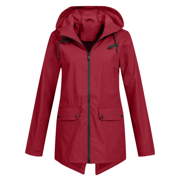Leichte, stilvolle Damen Kapuzenjacke, wasserdicht für Outdoor-Aktivitäten.