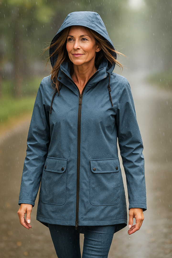 Stilvolle Damen Outdoor Jacke im schlanken Design. Winddichte, atmungsaktive Freizeitjacke für Frauen Mode.