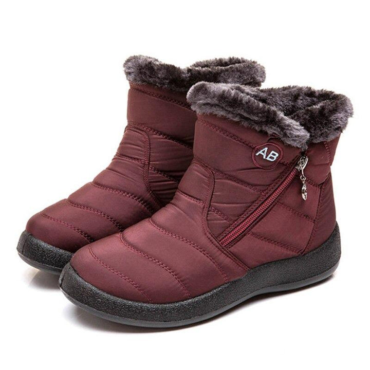 Elegante Damen Winterstiefel, wasserdicht & warm gefüttert. Bequeme Schuhe für den Winter, bieten Komfort & Schutz.
