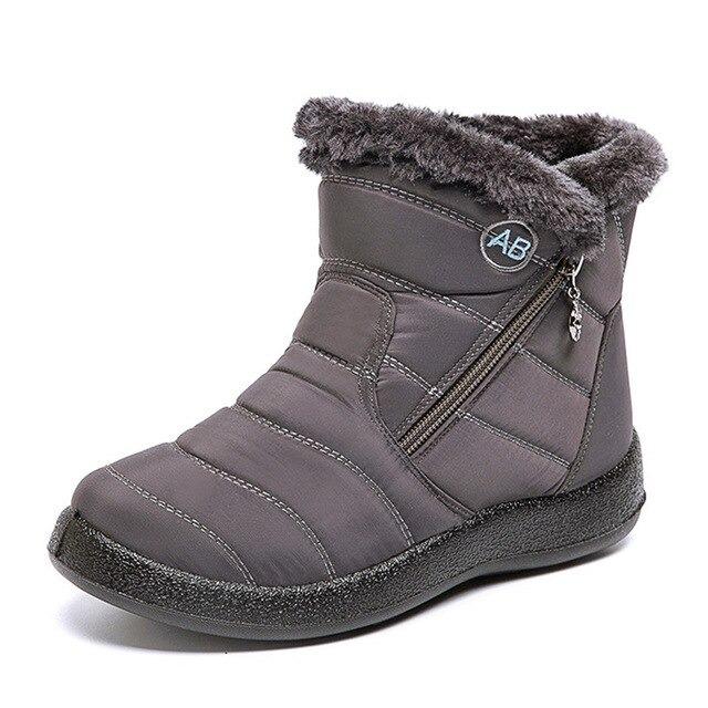 Damen Winterstiefel wasserdicht & warm. Gefütterte Schuhe für Komfort im Winter. Rutschfest, bequem und elegant für Outdoor.