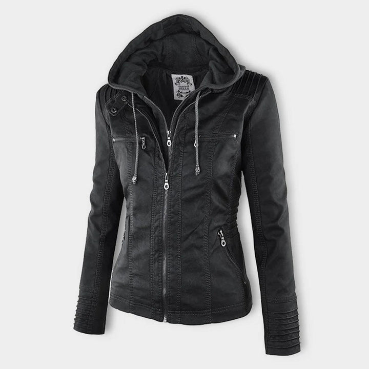Wetterfeste Damen Jacke mit Kapuze, stilvoll und schützend, für jeden Tag.
