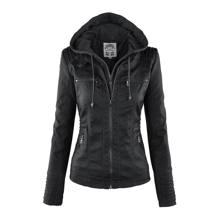 Wasserabweisende Damen Kapuzenjacke, elegant & wetterfest, für Outdoor-Abenteuer.