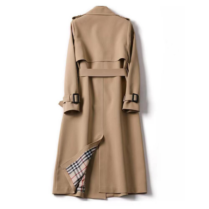 Eleganter Damen Trenchcoat für den Winter, wärmend und stilvoll.