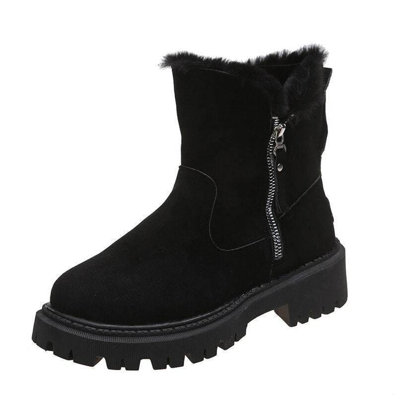 Modische, warm gefütterte Damen Winterstiefel mit robustem Profil & wetterfestem Obermaterial.
