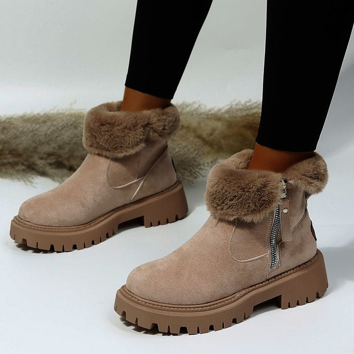 Hochwertige Damen Winterstiefel aus wasserdichtem Material. Warmes Futter für höchsten Tragekomfort.