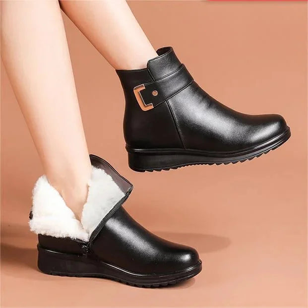 Damen Winterstiefel: Warme, bequeme Ankle Boots mit Kälteschutz für Outdoor & kalte Tage.
