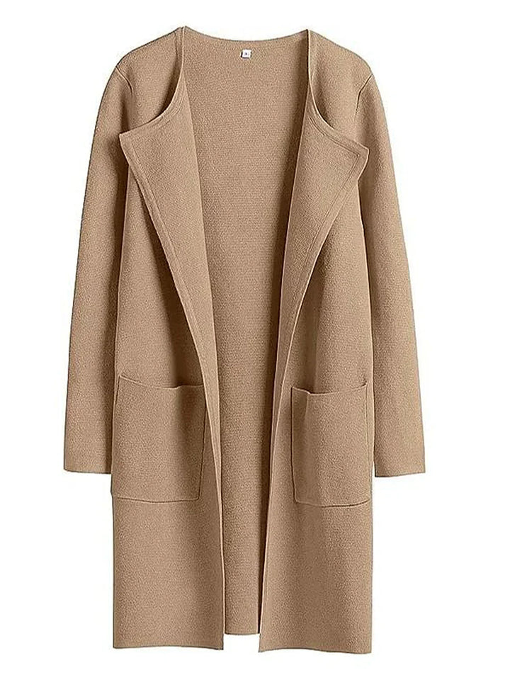 Kuscheliger Damen Cardigan für Herbst/Winter, warme Oberbekleidung mit stilvollem Strickmuster.