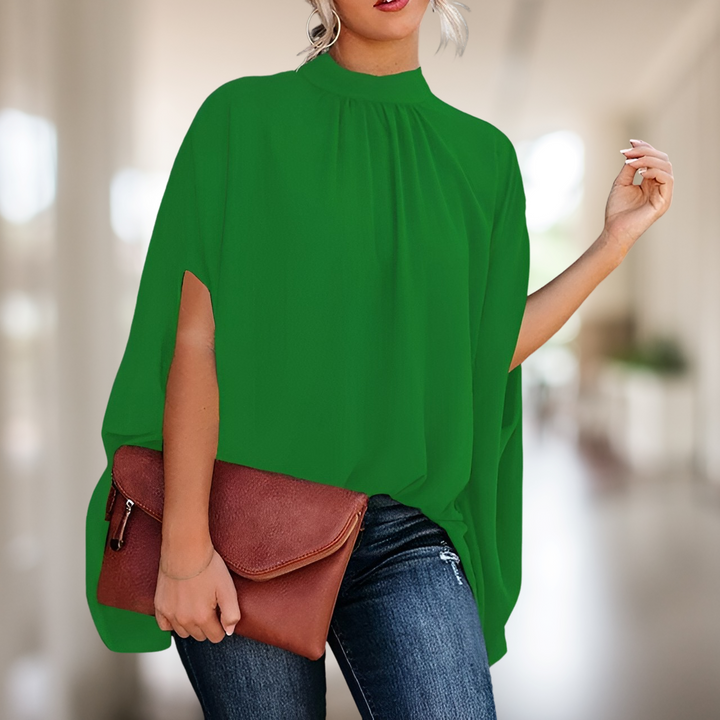 Elegante Damenbluse mit lässigem Schnitt und luftigem Design, vielseitig kombinierbar, ideal für Alltag und besondere Anlässe.