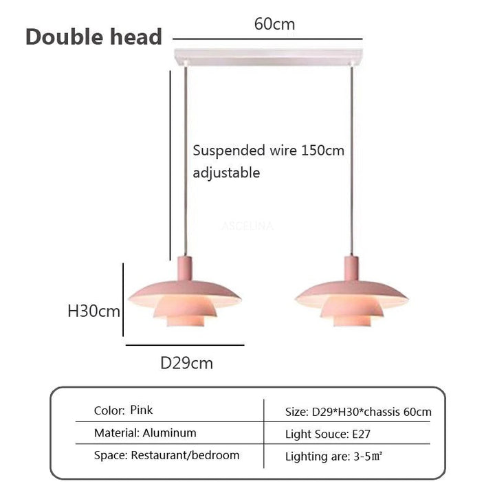 "Dänische Design-Hängeleuchte aus Metall und Glas, skandinavisches, minimalistisches Design, ideal für Essbereiche."