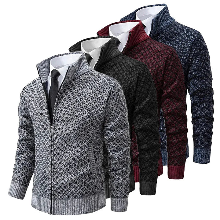 Herrenkleidung Strickjacke klassisch und bequem im Alltag