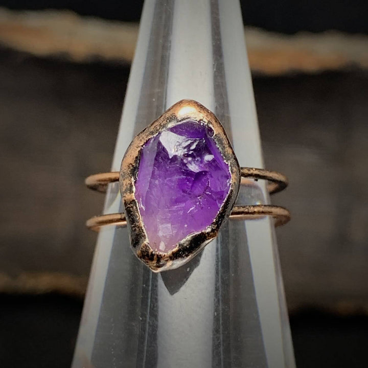 Rohstein-Geburtsring: Unikat-Schmuck