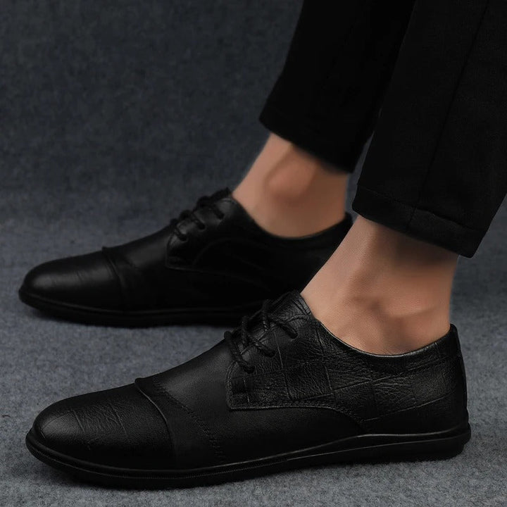 Bequeme formelle Herrenschuhe in zeitlosem Braun