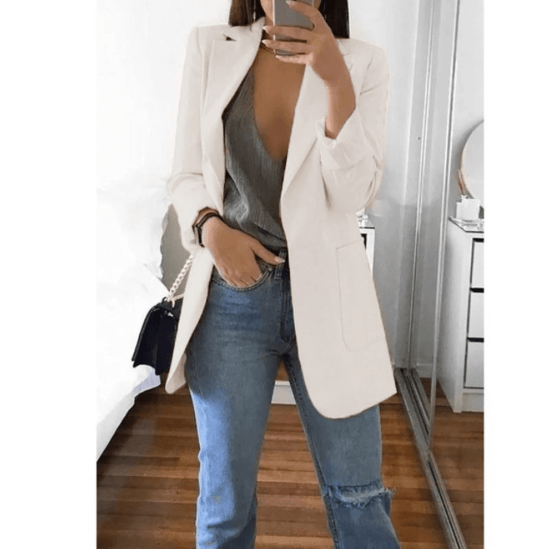 Langer Damenblazer: Eleganter & Vielseitiger Blazer