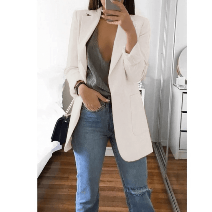 Langer Damenblazer: Eleganter & Vielseitiger Blazer