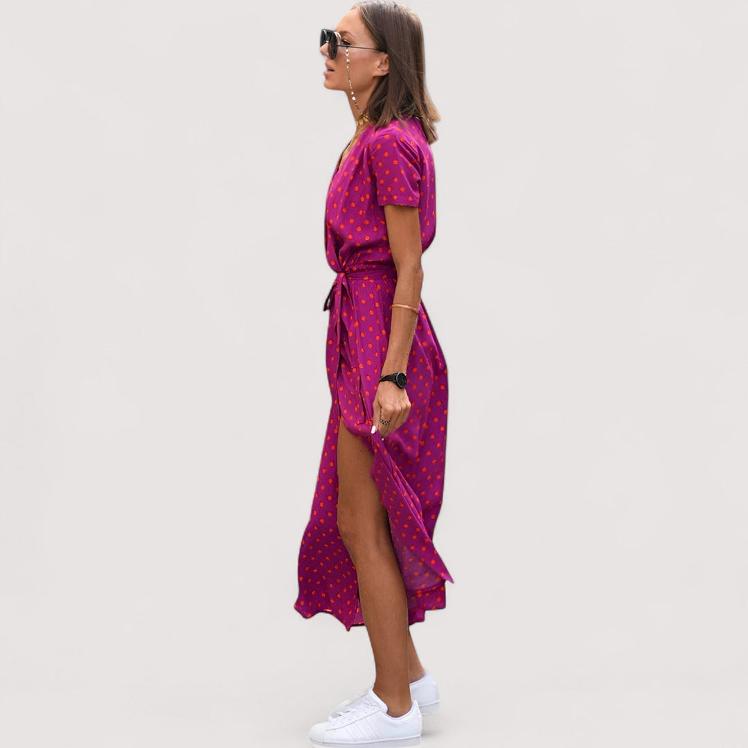 Modisches Sommerkleid mit floralem Muster für Alltag und Freizeit